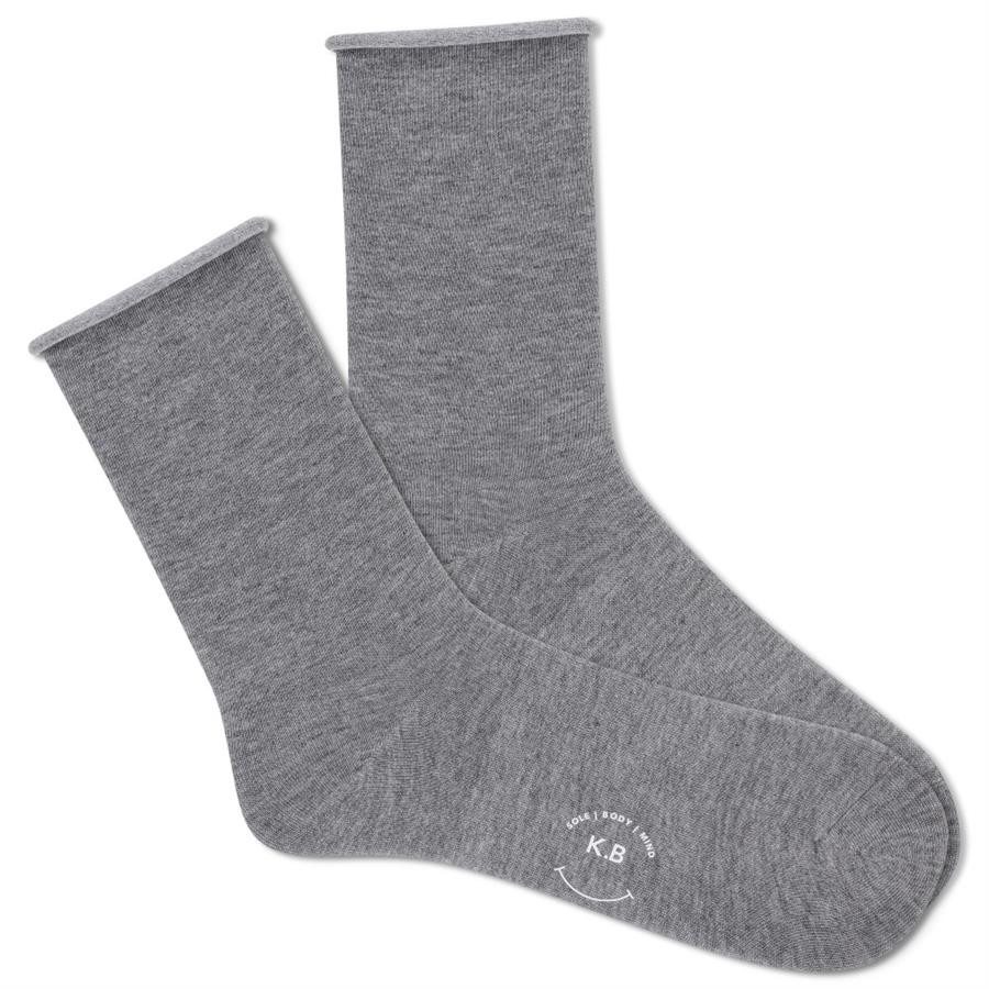 Modal? Roll Top, Non-Binding (Asst. Colors) Women's Crew Socks