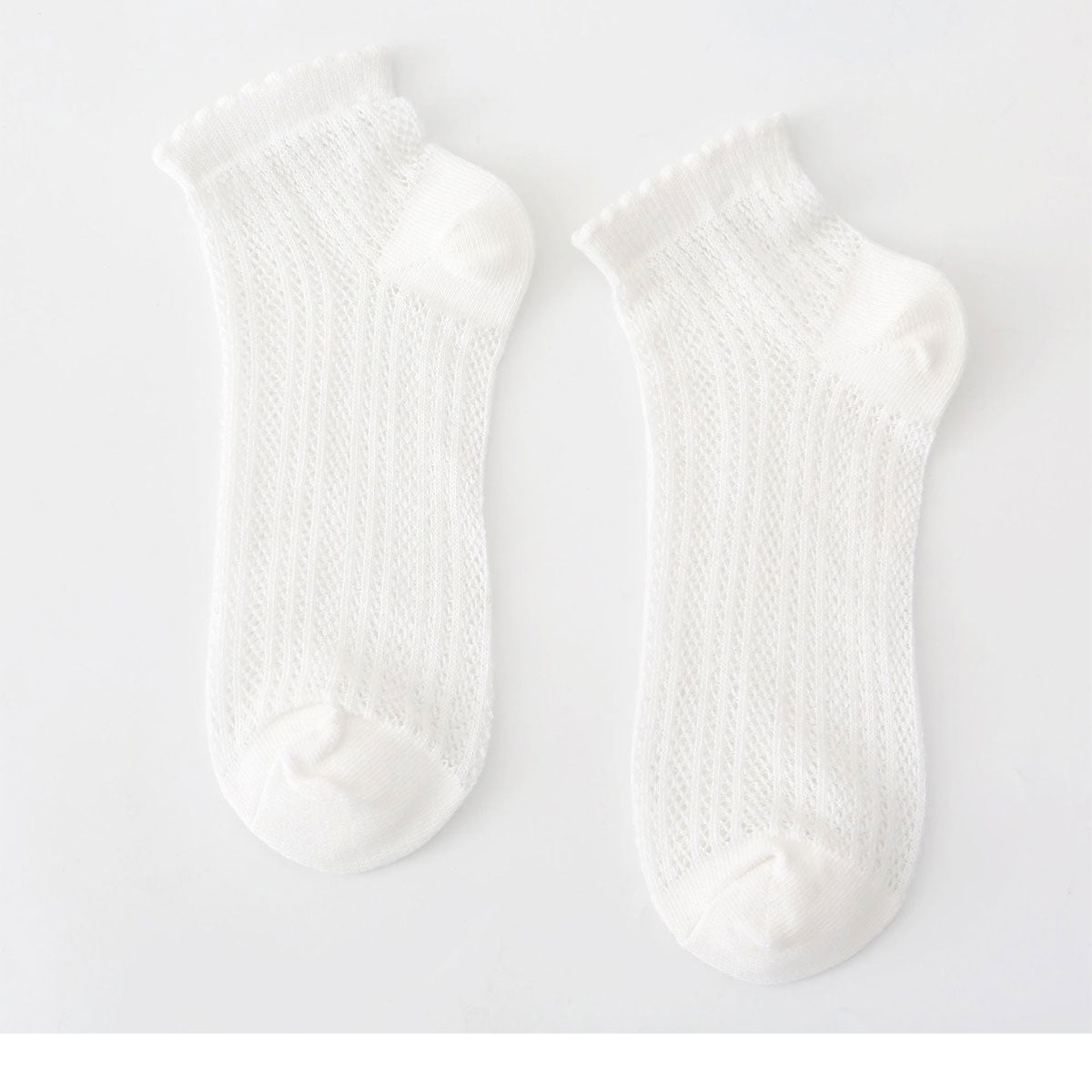 Crochet/Knit Mesh (Asst Color) Ankle Socks