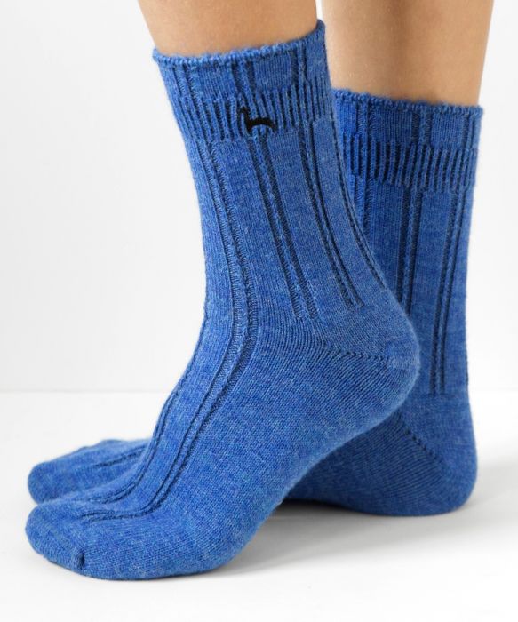 Alpaca Bed (Denim) Ankle Socks S/M