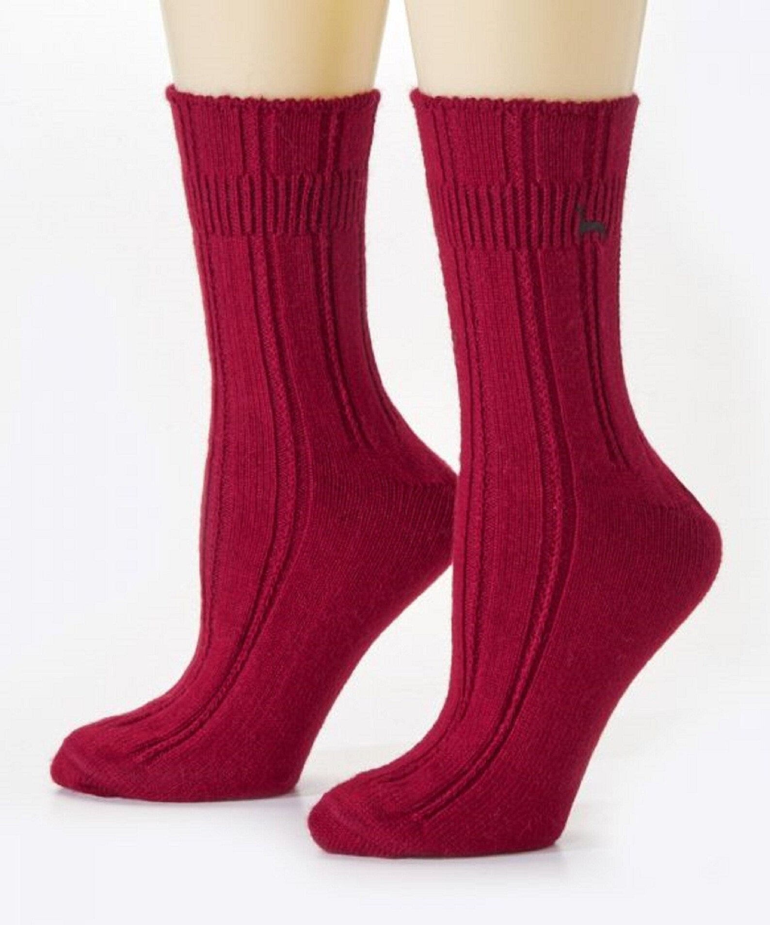 Alpaca Bed (Red) Ankle Socks S/M